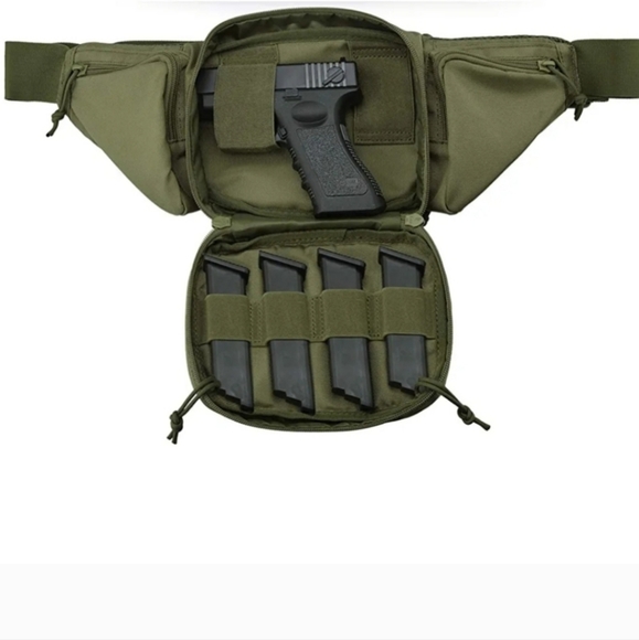 NWT Conceal Carry Tactical Fanny Pack One Size Fits Most. Green - Picture 3 of 3